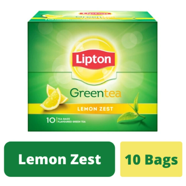 Lipton Lemon Zest Green Tea 10 Bags - 130 gm